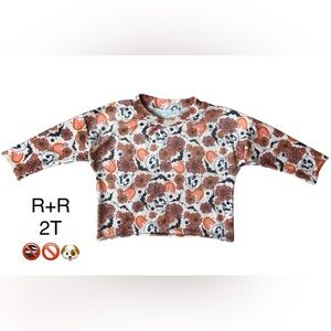 Velvet Skelly Floral Lounge Top